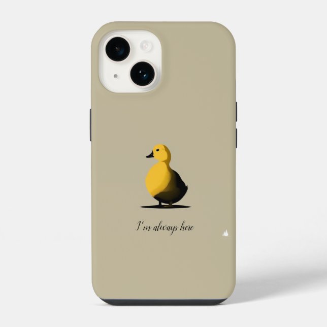 Ermutigend Duck iPhone Case 14 Hülle (Rückseite)