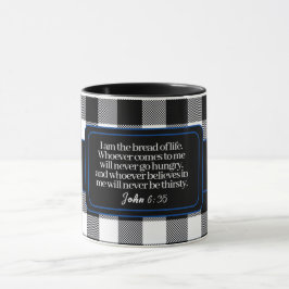 Ermutigend für die Bibel Verse, Schwarz und Weiß K Tasse