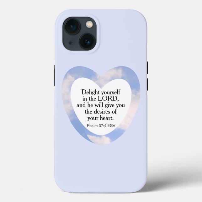 Ermutigend und beherzend für die hellblaue Bibelve Case-Mate iPhone Hülle (Rückseite)