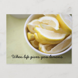 ermutigende Bemerkung Postkarte