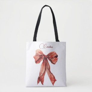Ermutigende Nachricht Red Bow Tasche