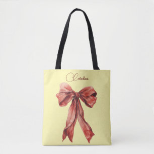 Ermutigende Nachricht Red Bow Tasche