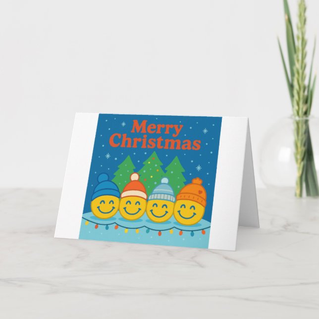 Ermutigende Weihnachtskarte Feiertagskarte (Vorderseite)