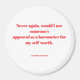 Ermutigende Zitate Magnet