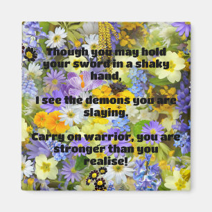 Ermutigung des Empath Warrior zu einem positiven Z Magnet