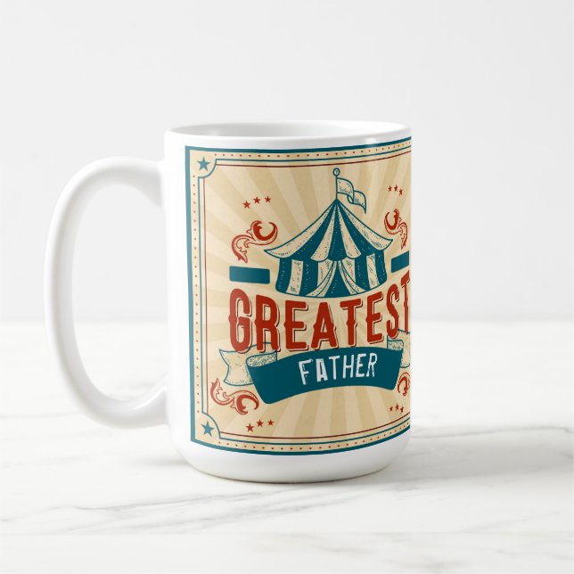Ermutigung des größten Vaters der Welt Kaffeetasse (Links)