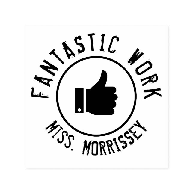 Ermutigung fantastischer Lehrer Permastempel (Design)