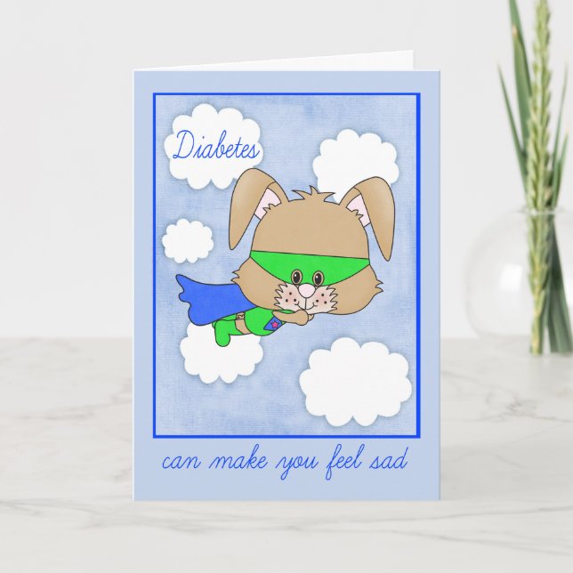 Ermutigung für Kind mit Diabetes Karte (Vorderseite)
