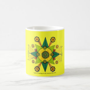 Ermutigung - grundlegende Tasse (Gelb)