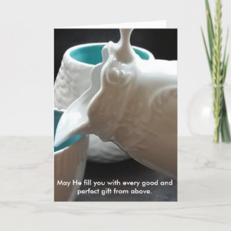 Ermutigung mit Schrift Karte