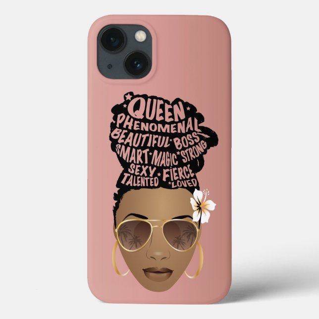 Ermutigung schwarzer Frauen, natürliche Haarnerven Case-Mate iPhone Hülle (Rückseite)