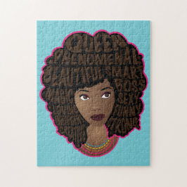 Ermutigung schwarzer Frauen, natürliches Haar, bla