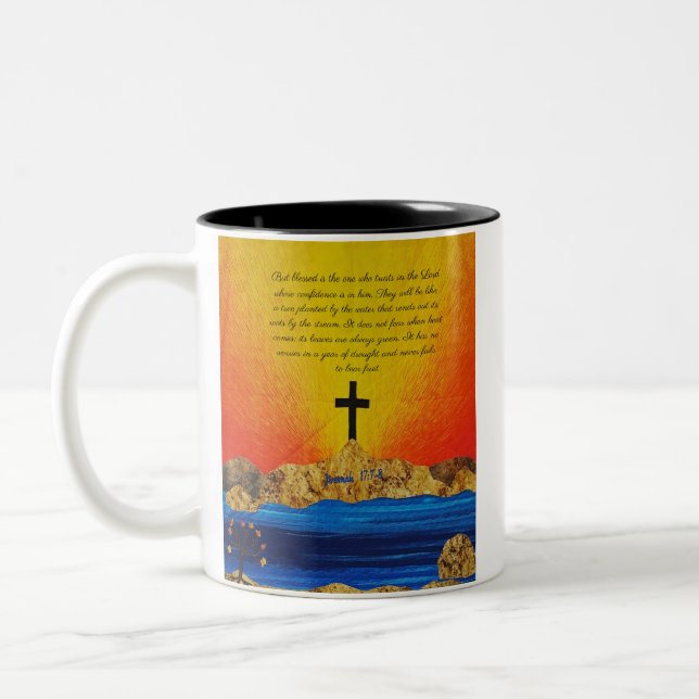 Ermutigung, Tasse des Glaubens (Links)