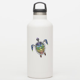 Ermutigung Turtle Chakras Aufkleber