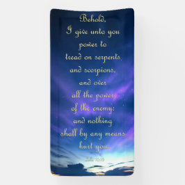 Ermutigungsbanner - Luke 10:19 Banner