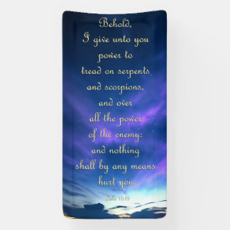 Ermutigungsbanner - Luke 10:19 Banner