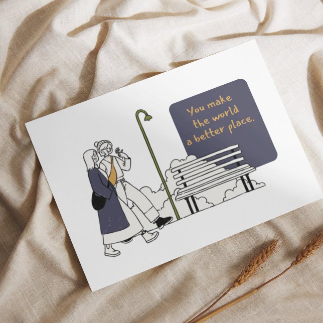 Ermutigungskarte Postkarte (Von Creator hochgeladen)