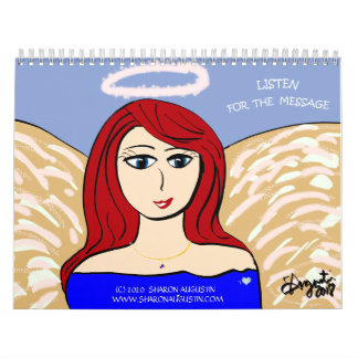 ERMUTIGUNGSKUNST FÜR DAS MESSAGE-ANGEL KALENDER