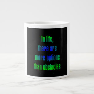 Ermutigungszitat # 106 Jumbo-Tasse