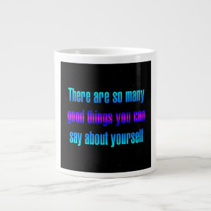 Ermutigungszitat # 157 Jumbo-Tasse