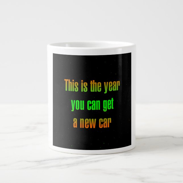 Ermutigungszitat # 184 Jumbo-Tasse (Vorderseite)
