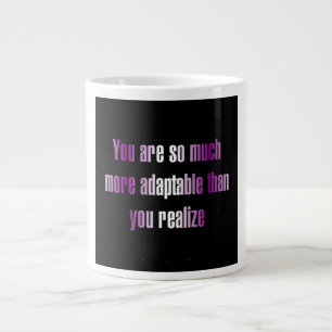 Ermutigungszitat # 269 Jumbo-Tasse