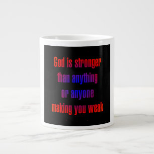 Ermutigungszitat # 57 Jumbo-Tasse