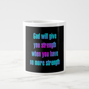 Ermutigungszitat # 81 Jumbo-Tasse