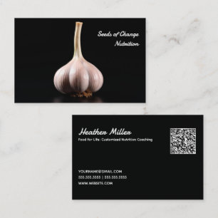 Ernährung Coach kundenspezifische QR Visitenkarte