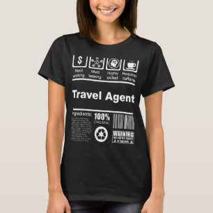 Ernährung des Agenten für Agent von Reisen T-Shirt