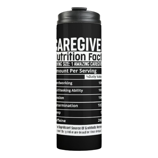 Ernährung des Tieres Aufwertung Caregivin Thermosbecher (Vorderseite)