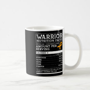 Ernährung Fakten Leukämie Bewusstseinsband Kaffeetasse