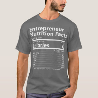 Ernährung Fakten Unternehmererfolg Motivation 1 T-Shirt