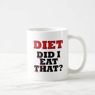 ERNÄHRUNG Lustiger Becher Kaffeetasse