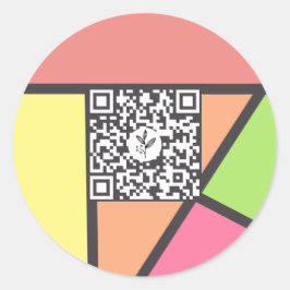 Ernährungsbeherrschung Runder Aufkleber