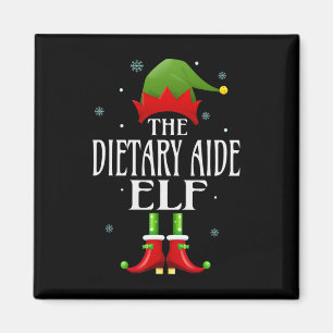 Ernährungsberatung Elf Xmas Funny Family Matching  Magnet