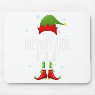 Ernährungsberatung Elf Xmas Funny Family Matching  Mousepad