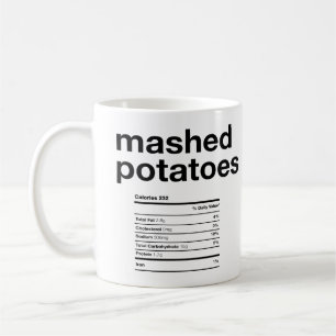 Ernährungsinformationen für Kartoffelbrei Kaffeetasse