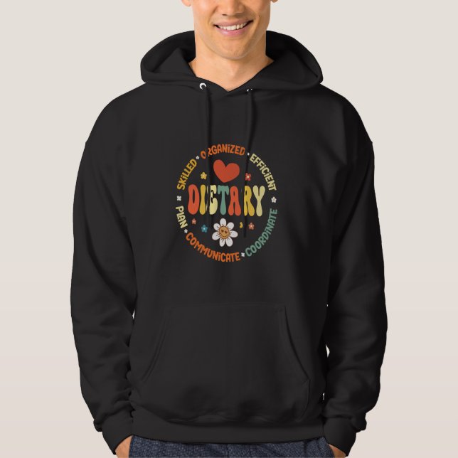 Ernährungswertschätzung Woche Angehörige der Gesun Hoodie (Vorderseite)