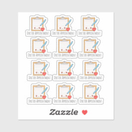 Ernennung des Arztes Aufkleber