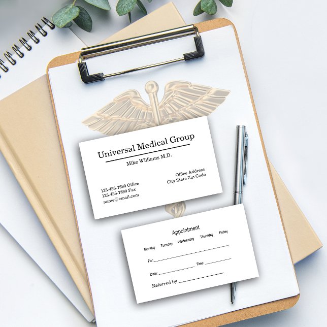 Ernennung des Arztes Visitenkarte (Von Creator hochgeladen)