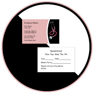 Ernennung eines Arztes für Frauengesundheit Visitenkarte