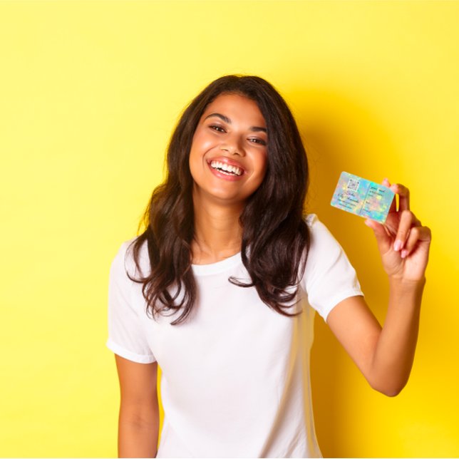 Ernennung Makeup Hair Logo Nails QR Code Opal Terminkarte (Appointment Makeup Hair Logo Nails Qr Code Opal)