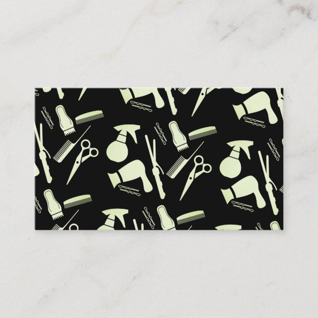 Ernennung von Frisur Stylist Tools Terminkarte (Vorderseite)
