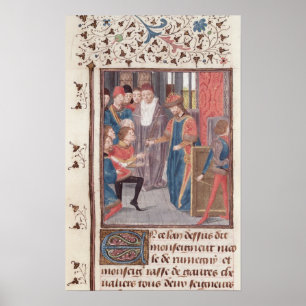 Ernennung von zwei Rittern Poster