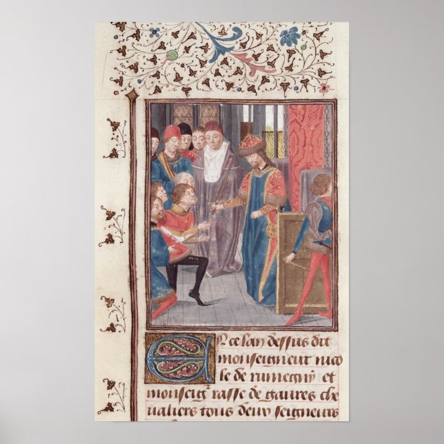 Ernennung von zwei Rittern Poster (Vorne)