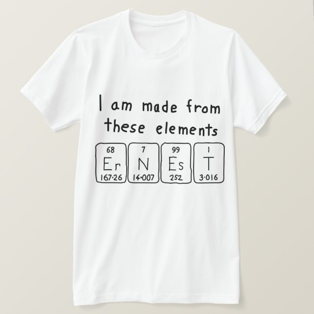 Ernest Periodenname Shirt (Design vorne)