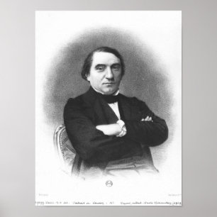 Ernest Renan nach einer Fotografie durch Pierre Poster