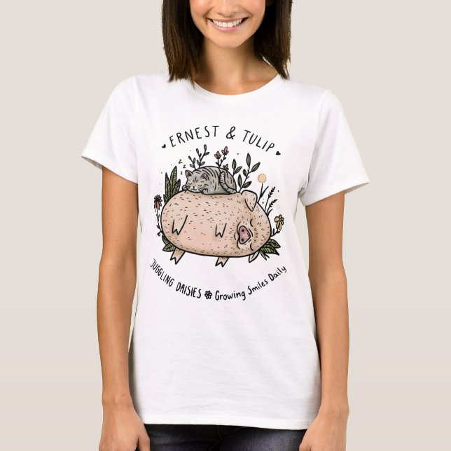 Ernest & Tulip T-Shirt - Filles de jonglage (Devant)