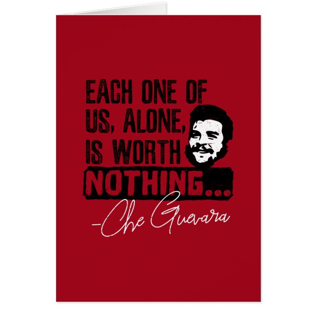 Ernesto Che Guevara - Jeder Alleinstehende verdien (Vorne)